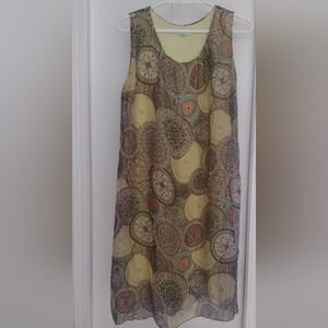 Rosemarine sheer overlay dress made in Italy. size medium